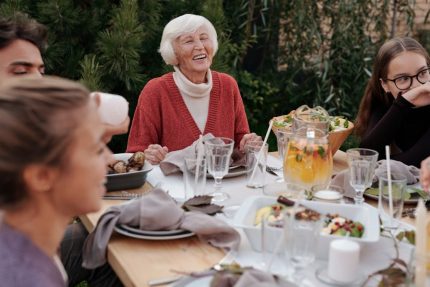 coin repas extérieur