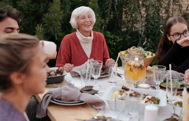 coin repas extérieur